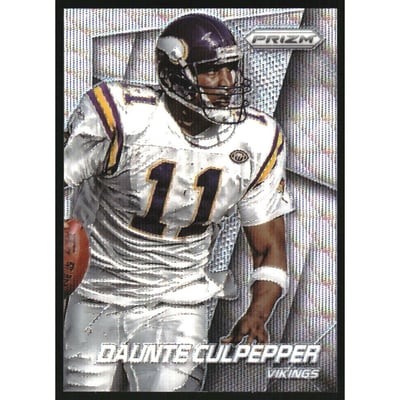 2014 Panini Prizm Prizms Light Blue Wave #120 Daunte Culpepper
