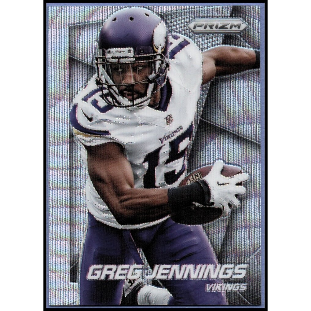 2014 Panini Prizm Prizms Light Blue Wave #29 Greg Jennings
