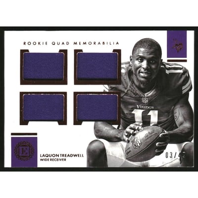 2016 Panini Encased Rookie Quad Memorabilia #19 Laquon Treadwell