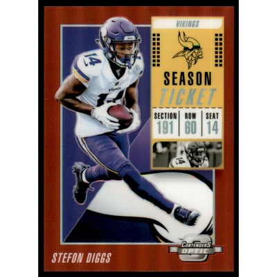 2018 Panini Contenders Optic Red #39 Stefon Diggs