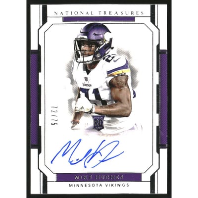 2018 Panini National Treasures #114 Mike Hughes AU/75 RC