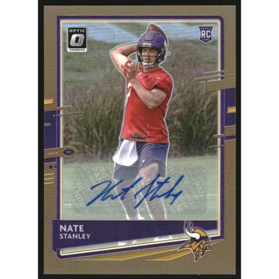 2020 Donruss Optic Rookies Autographs Bronze #150 Nate Stanley