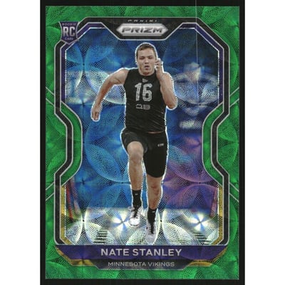 2020 Panini Prizm Prizms Green Scope #400 Nate Stanley