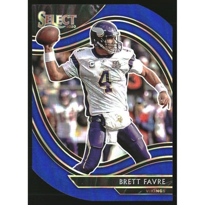 2020 Select Prizm Blue Die Cut #310 Brett Favre