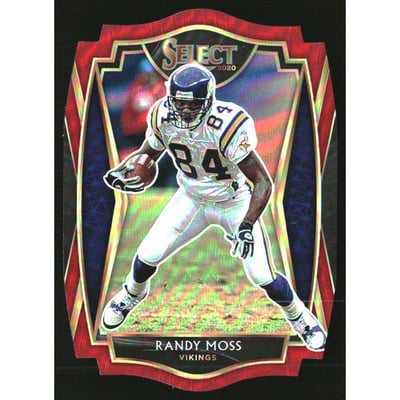 2020 Select Prizm Red Die Cut #112 Randy Moss