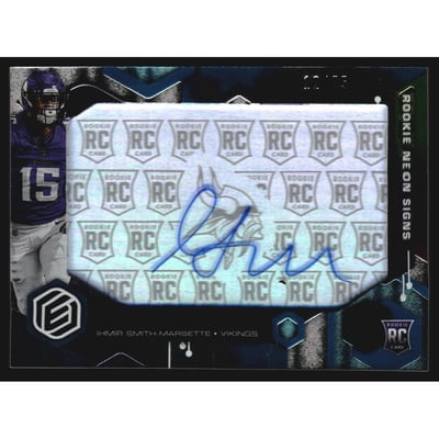 2021 Panini Elements Rookie Neon Signs Blue #41 Ihmir Smith-Marsette/75