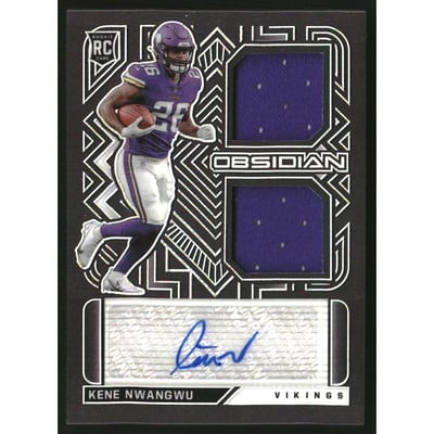 2021 Panini Obsidian Rookie Jersey Ink #35 Kene Nwangwu/150