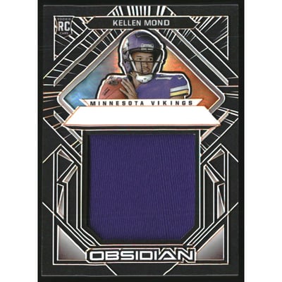 2021 Panini Obsidian Volcanic Materials Electric Etch Orange #6 Kellen Mond