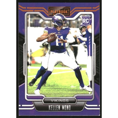 2021 Panini Playbook Orange #122 Kellen Mond