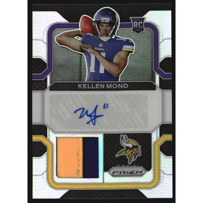 2021 Panini Prizm Rookie Patch Autographs Prizms #22 Kellen Mond
