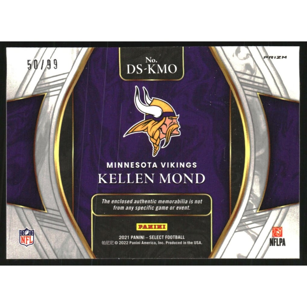 2021 Select Draft Selections Memorabilia Prizm #6 Kellen Mond