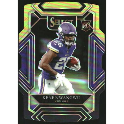 2021 Select Prizm Black and Gold Die Cut #274 Kene Nwangwu