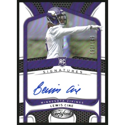 2022 Certified Rookie Signatures #15 Lewis Cine