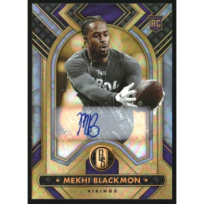 2023 Panini Gold Standard Rookies Autographs Platinum #168 Mekhi Blackmon/49