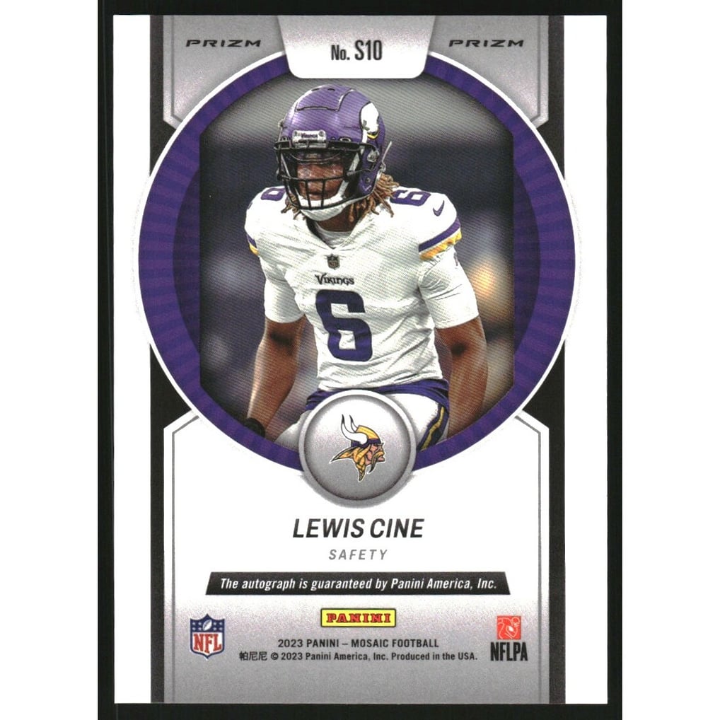 2023 Panini Mosaic Scripts #10 Lewis Cine