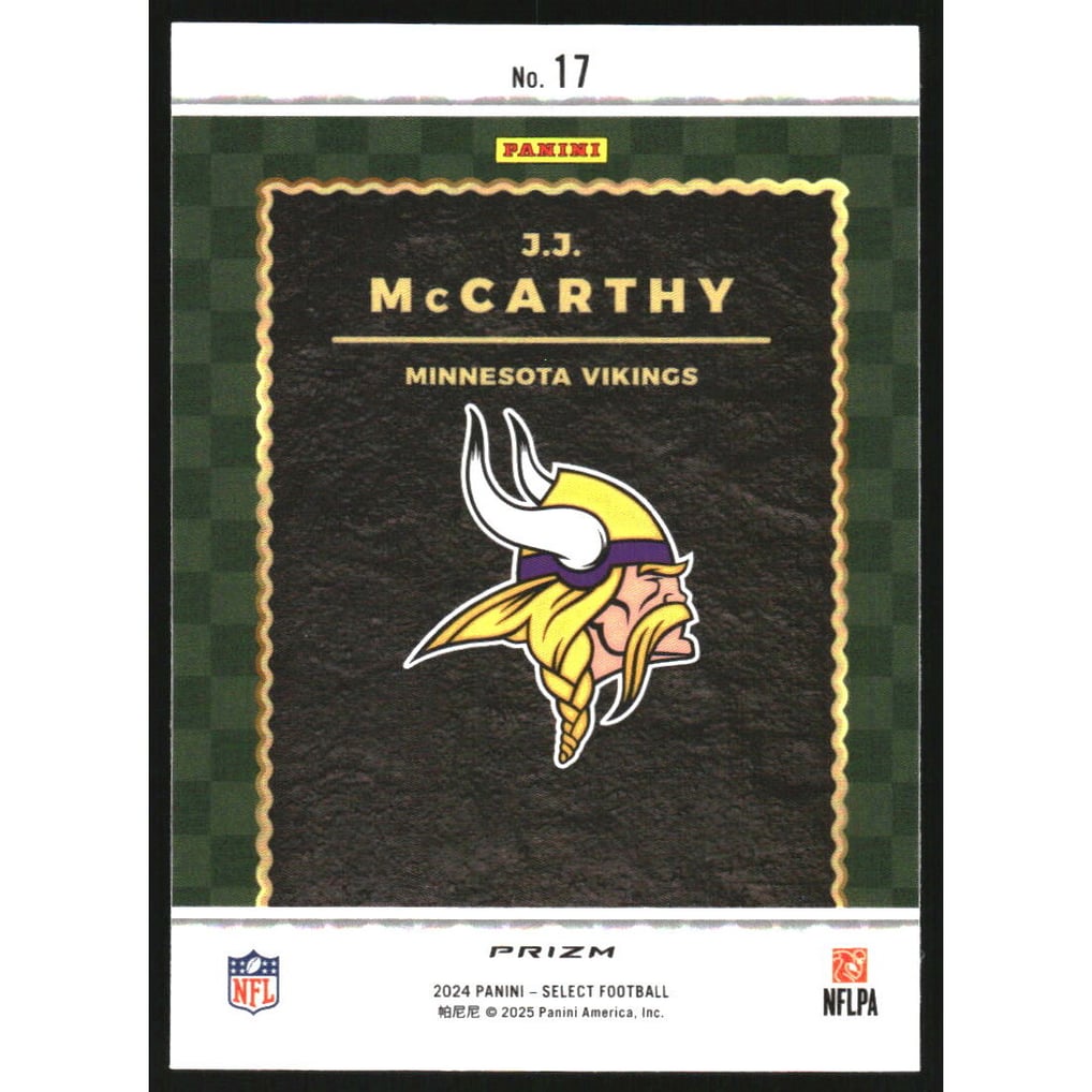 2024 Select Score Select Throwback Prizm #17 JJ McCarthy