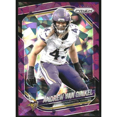 2025 Panini Prizm Prizms Purple Ice #63 Andrew Van Ginkel