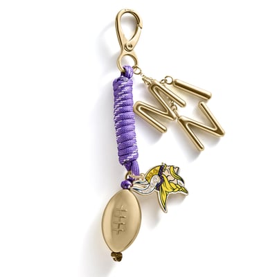 Minnesota Vikings BaubleBar Paracord Bag Charm