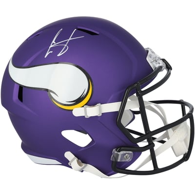 Cris Carter Minnesota Vikings Autographed Fanatics Authentic Riddell Speed Replica Helmet