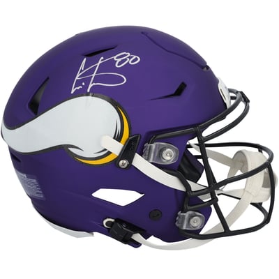 Cris Carter Minnesota Vikings Autographed Fanatics Authentic Riddell SpeedFlex Authentic Helmet