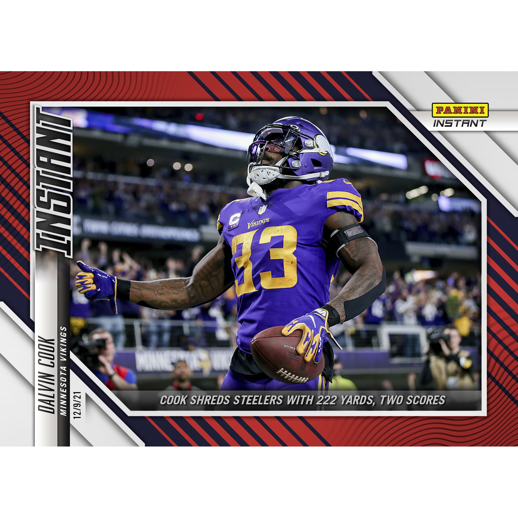 Dalvin Cook Minnesota Vikings Fanatics Exclusive Parallel Panini