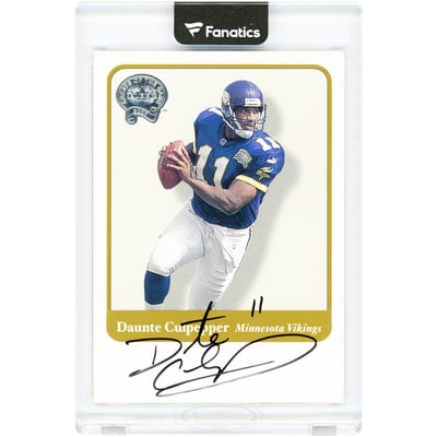 Daunte Culpepper Minnesota Vikings Autographed 2001 Fleer Greats Of The Game #NNO Card
