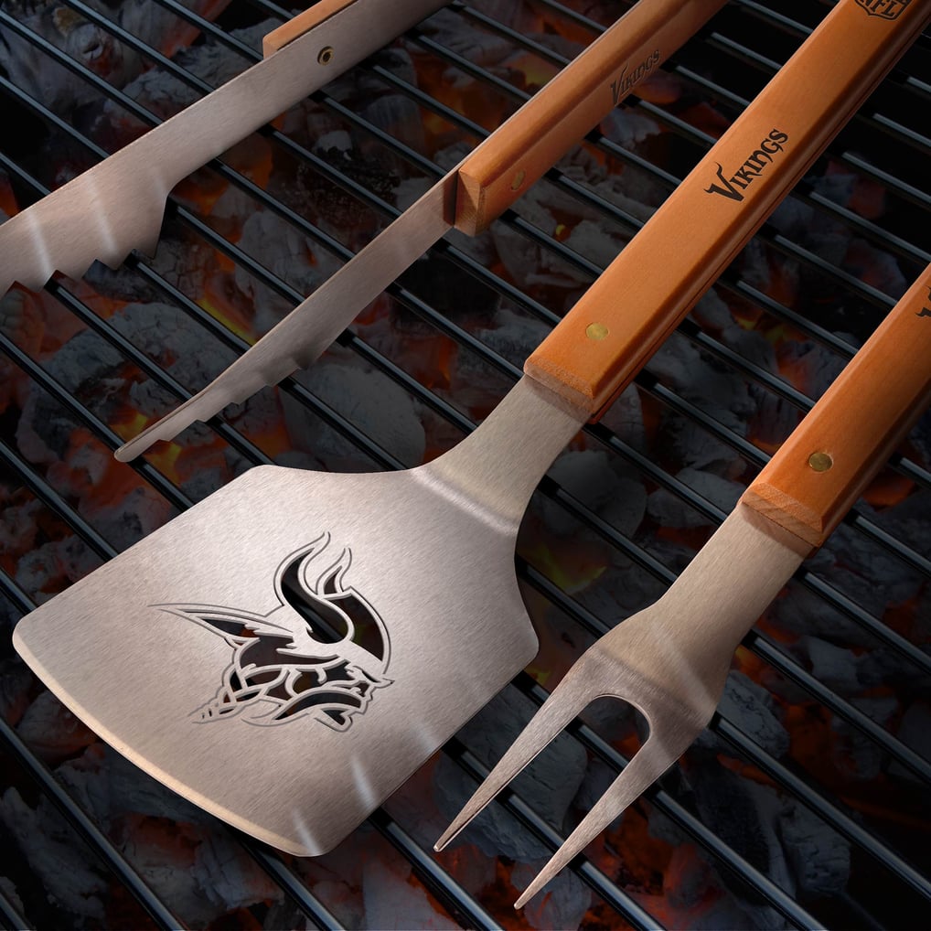 Minnesota Vikings Fanpoint 3-Piece BBQ Set