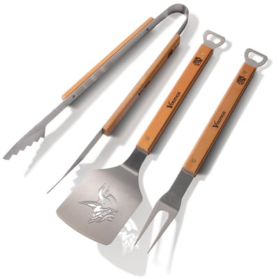 Minnesota Vikings Fanpoint 3-Piece BBQ Set