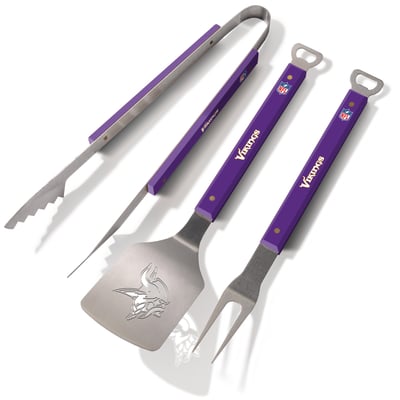 Minnesota Vikings Fanpoint Spirit Series 3-Piece BBQ Set
