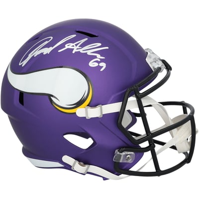 Jared Allen Minnesota Vikings Autographed Fanatics Authentic Riddell Speed Replica Helmet  