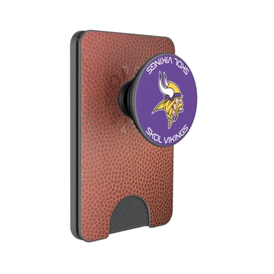 Minnesota Vikings Keyscaper Football PopSockets Magnetic Wallet