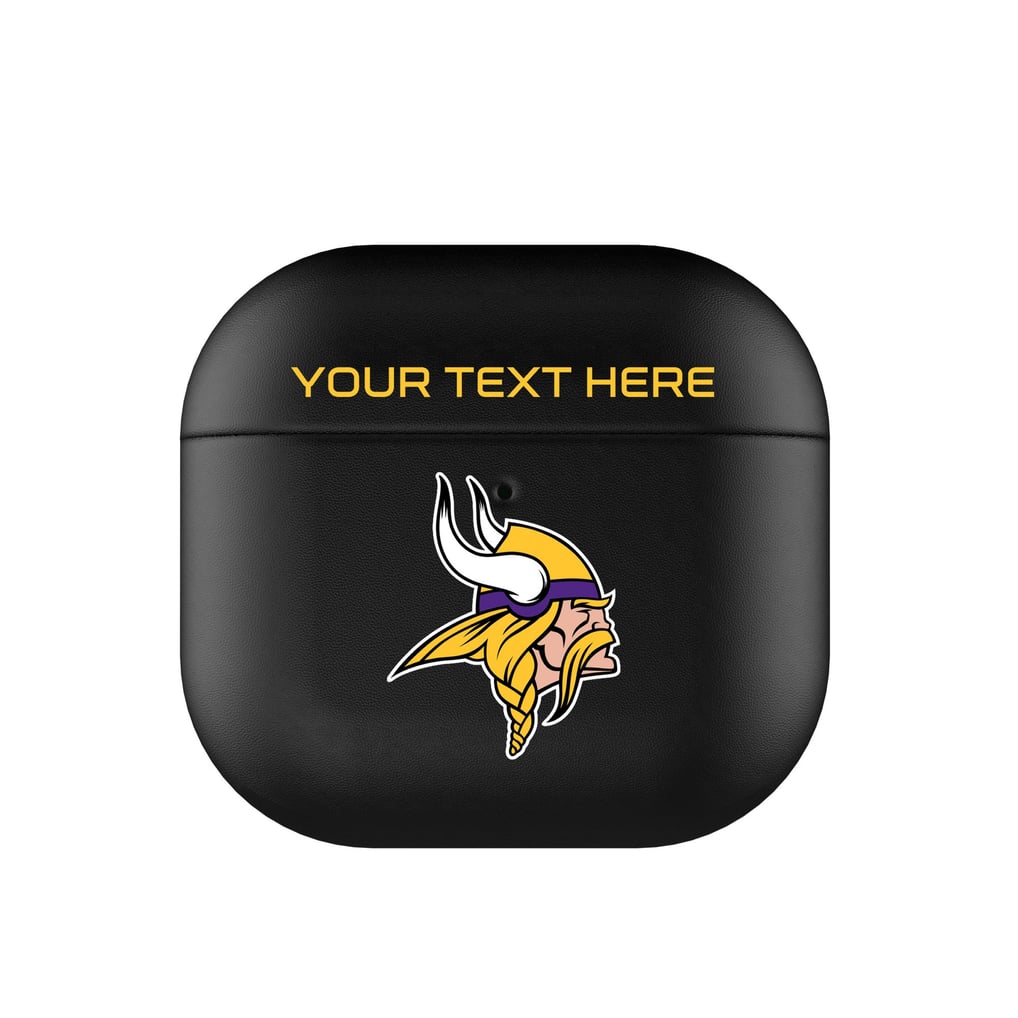 Minnesota Vikings Keyscaper Personalized Insignia AirPods 4th Generation Case Cover
