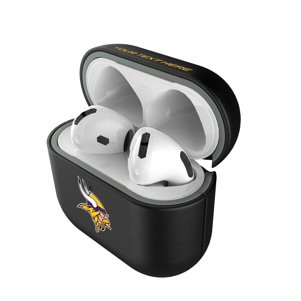 Minnesota Vikings Keyscaper Personalized Insignia AirPods 4th Generation Case Cover