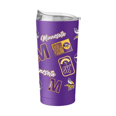  Minnesota Vikings Logo Brands 20oz. Dreamweave Powder Coat Tumbler