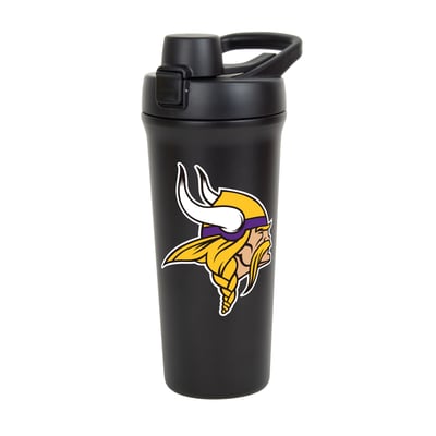 Minnesota Vikings Logo Brands 26oz. Flipside Shaker Bottle