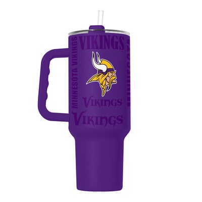  Minnesota Vikings Logo Brands 40oz. Replay Powder Coat Tumbler
