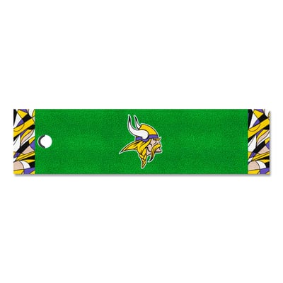 Minnesota Vikings Logo Brands Putting Green Mat