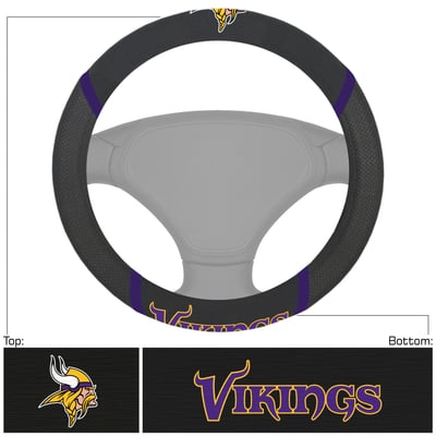 Minnesota Vikings Logo Brands Steering Wheel Cover