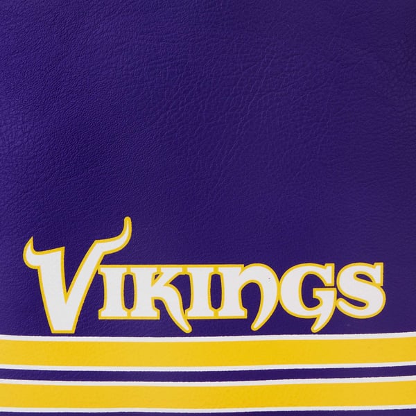 Minnesota Vikings Loungefly Varsity Mini Backpack display picture 1