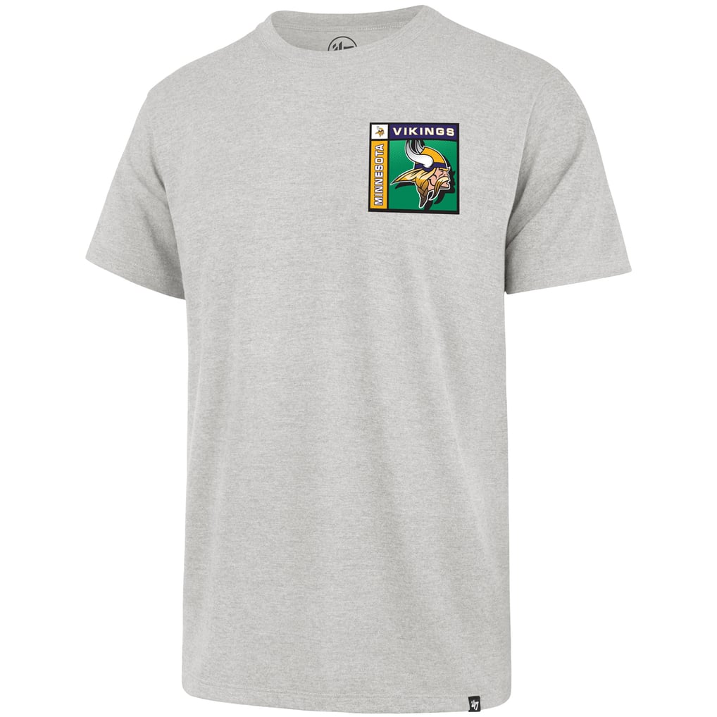  Minnesota Vikings '47 Chrome Plate Franklin T-Shirt - Gray