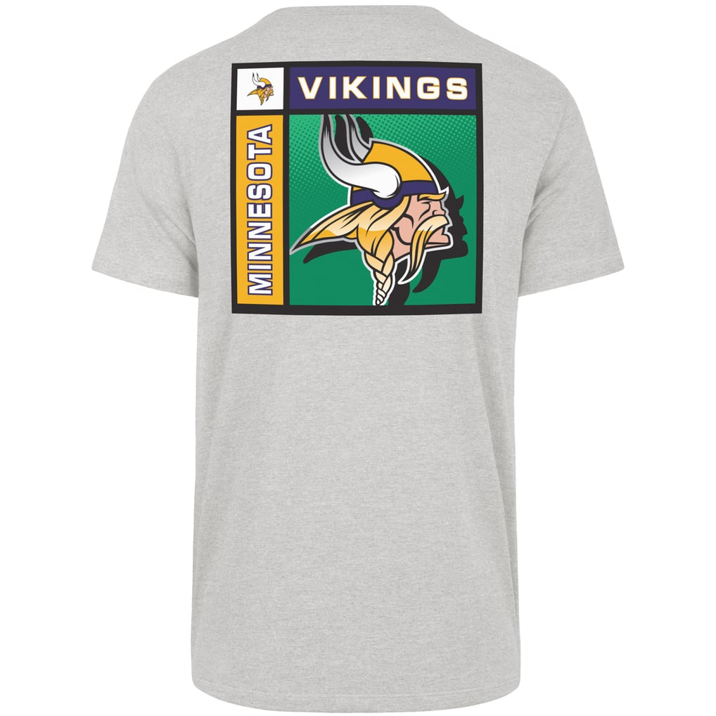  Minnesota Vikings '47 Chrome Plate Franklin T-Shirt - Gray