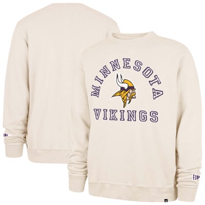 Minnesota Vikings '47 Calderwood Well Worn French Terry Sweatshirt - Tan