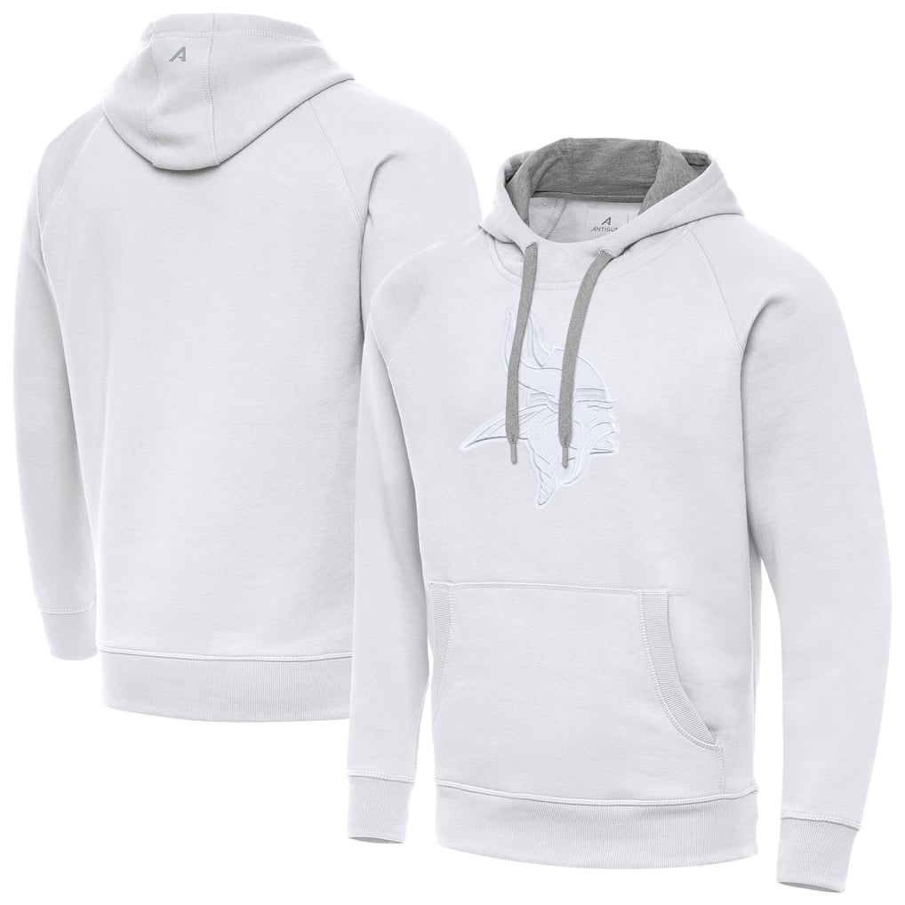 Minnesota Vikings Antigua Victory Pullover Hoodie - White