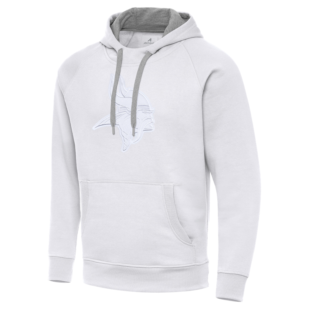 Minnesota Vikings Antigua Victory Pullover Hoodie - White
