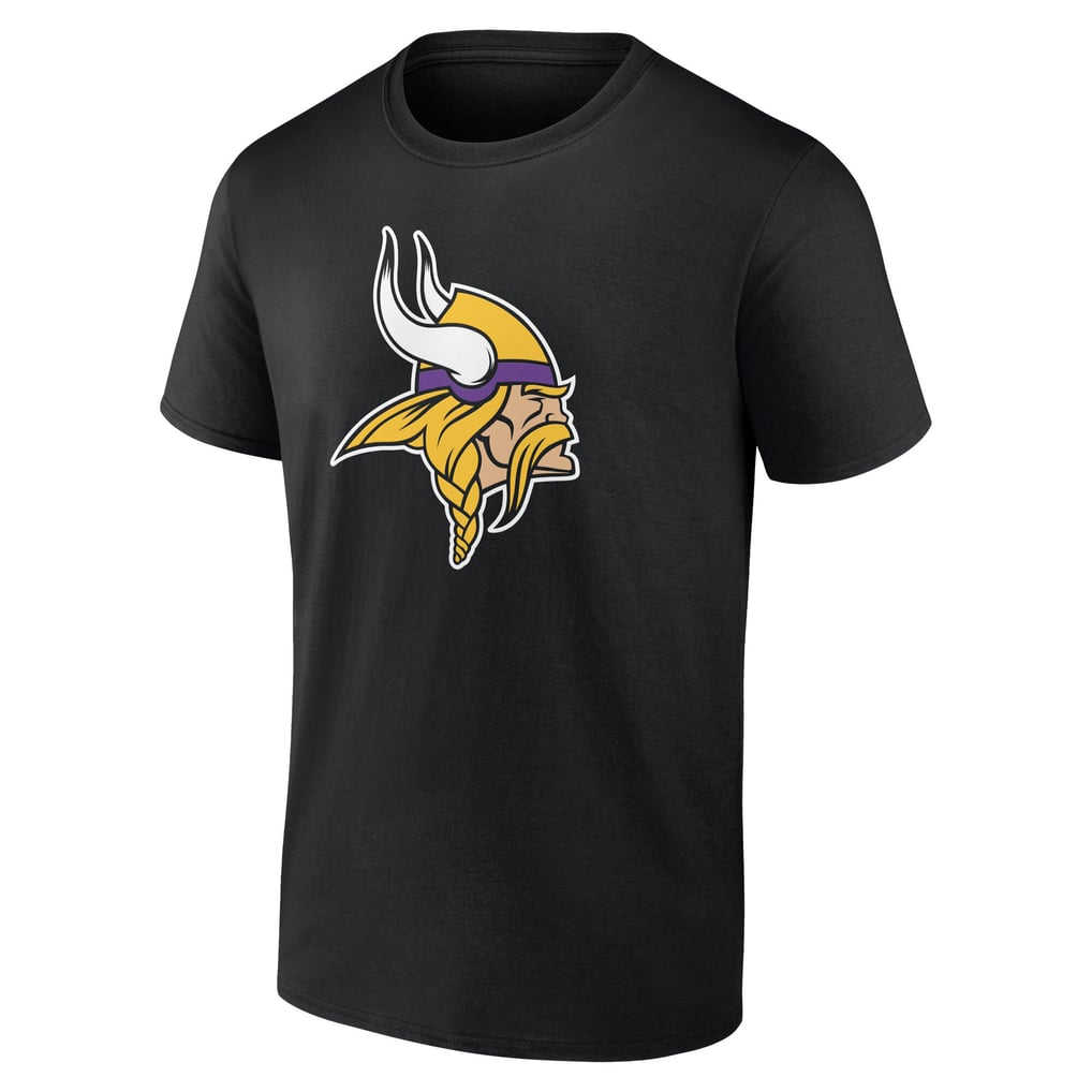 Minnesota Vikings Big & Tall Team Authentic Custom T-Shirt - Black