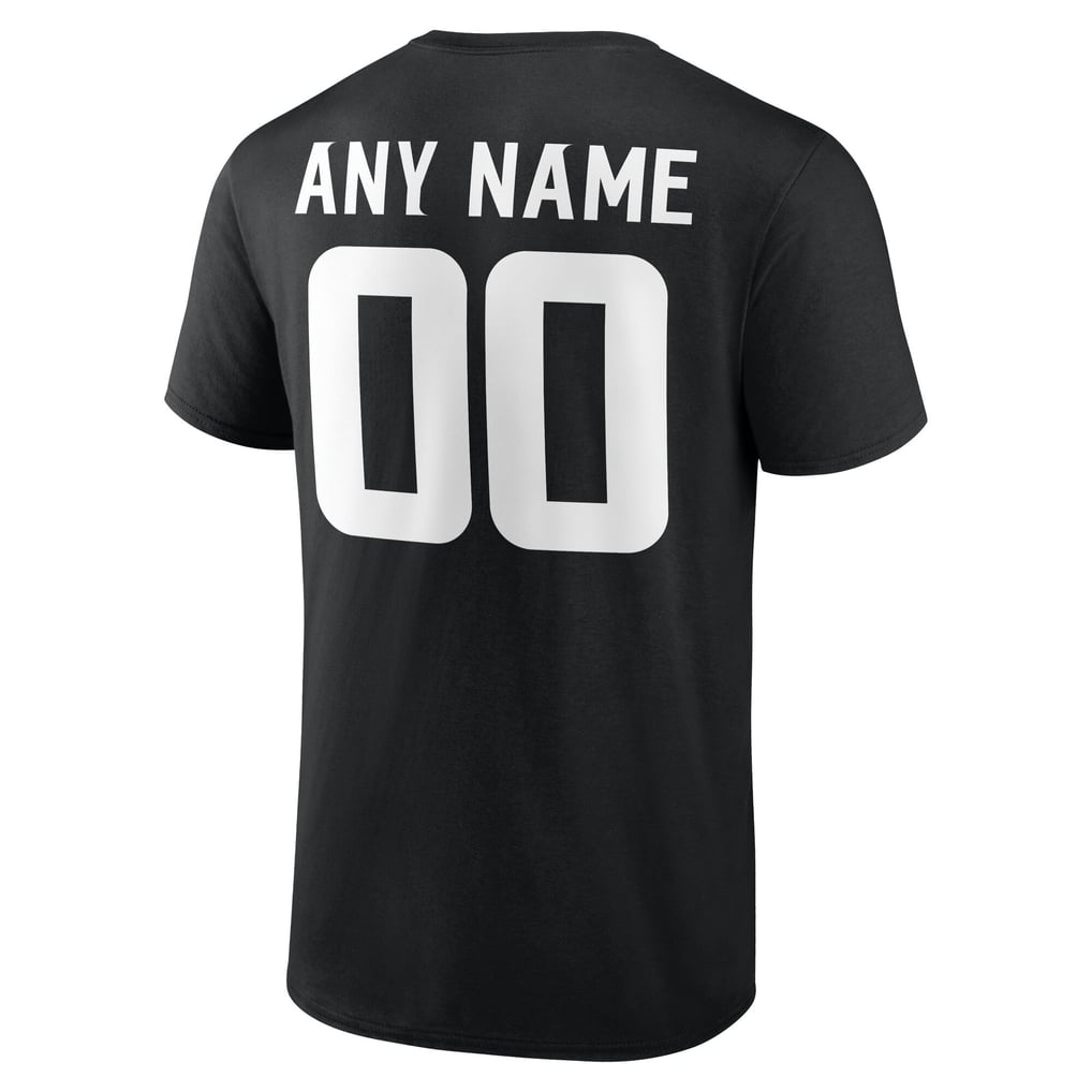 Minnesota Vikings Big & Tall Team Authentic Custom T-Shirt - Black