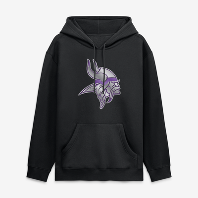 Minnesota Vikings Forged Mascot Hoodie - Black