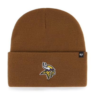 Minnesota Vikings Carhartt x '47 Cuffed Knit Hat - Brown