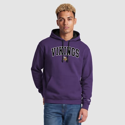  Minnesota Vikings Champion Contrast Hoodie - Purple/Black