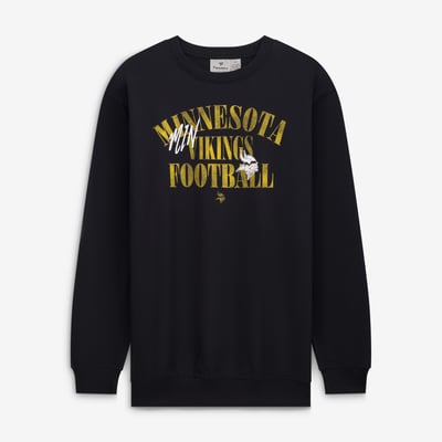 Minnesota Vikings Fanatics Big & Tall Relaxed Halftime Lead Sweatshirt - Black